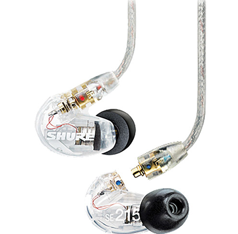 SOUND ISOLATING EARPHONES WITH DYNAMIC MICRODRIVER AND STANDARD 3.5MM DETACHABLE CABLE (CLEAR BUDS)
